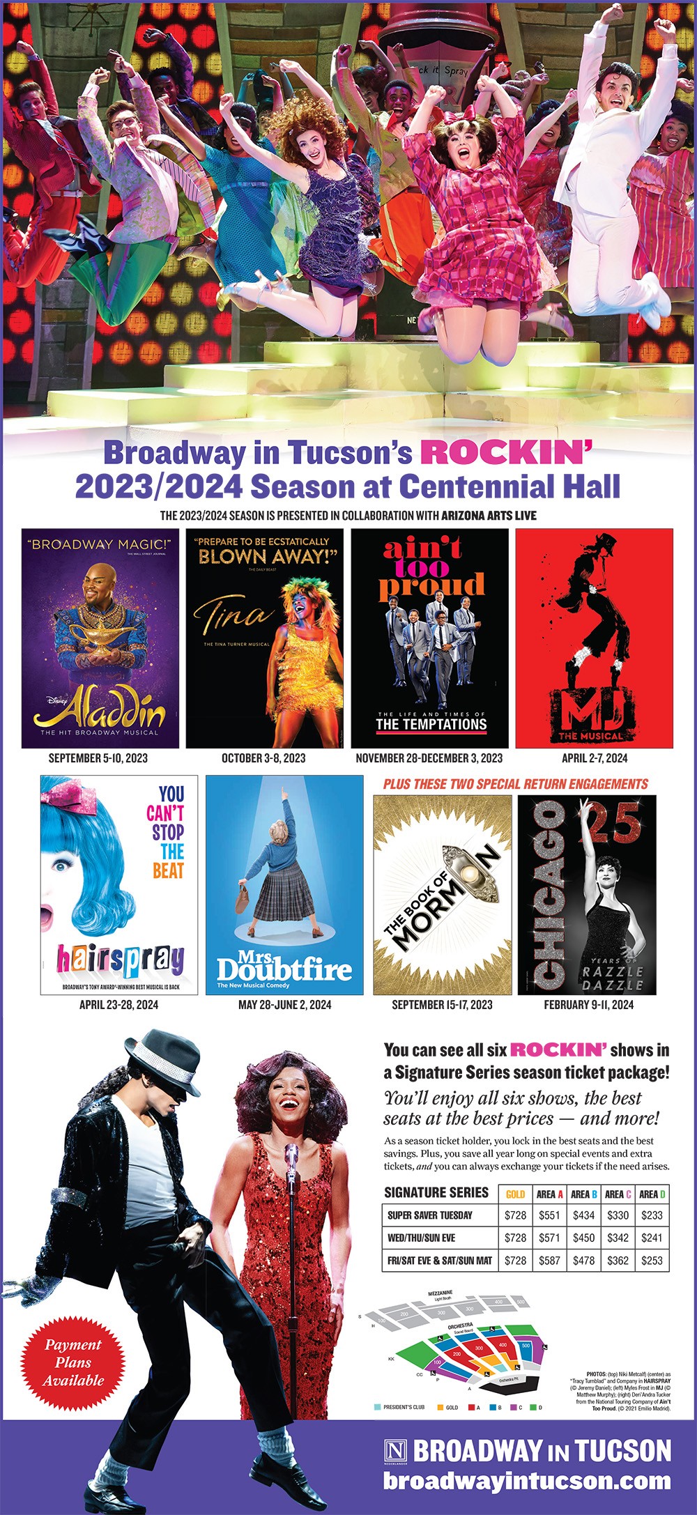 Broadway in Tucson Season Tickets